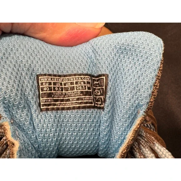 KEEN Voyageur Hiking Shoes Womens Size 9.5 Brindle Alaskan Blue NEW EU 40 - Picture 3 of 10